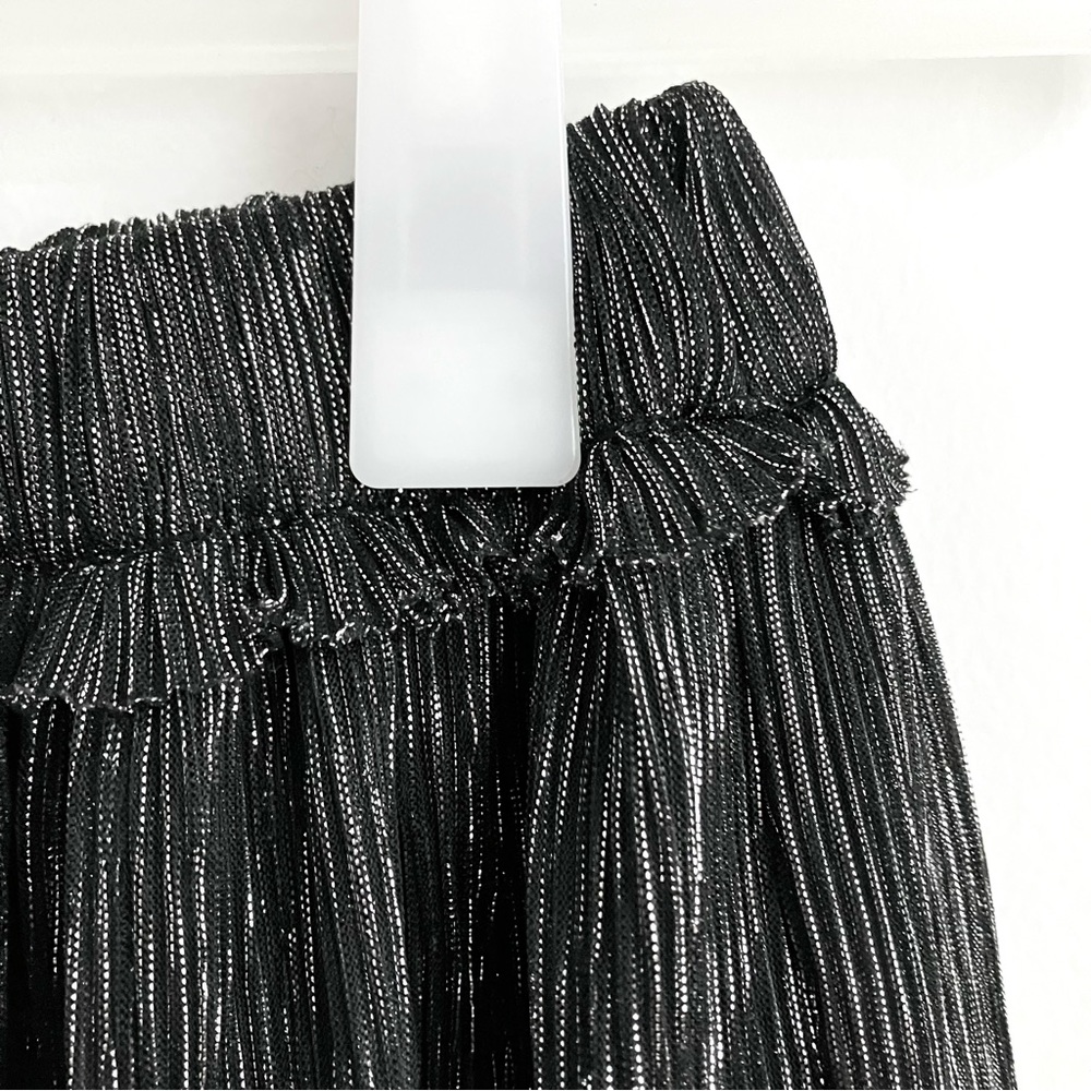 Isabel Marant Étoile Beatrice Gunmetal Metallic Skirt Size 38 - Picture 11 of 16